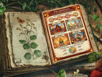 Fire Goddesses Infographic: Dark Academia Spiritual Wall Art