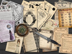 A variety of witchcraft bundle pages includidng incense correspondences and a full moon meditation.