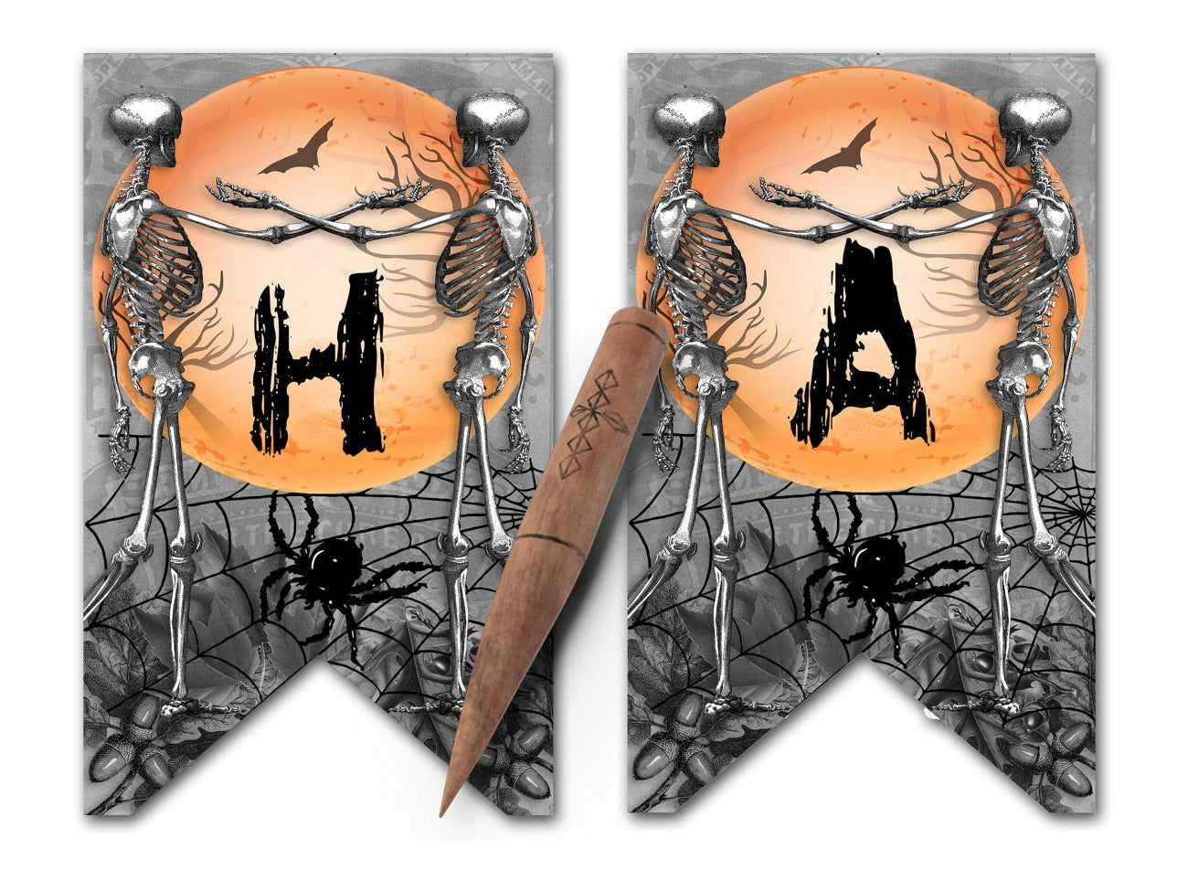 SAMHAIN BANNER Bunting, Samhain Flags Decoration, Happy Samhain Banner, Wicca Samhain Altar Decoration Printable DIY Digital Download