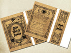SPELL BOOK COVER, Old Witchcraft Printable Cover for Grimoire, Book of Shadows or Journal, Halloween Printable Junk Journal Cover Clip-Art - Morgana Magick Spell