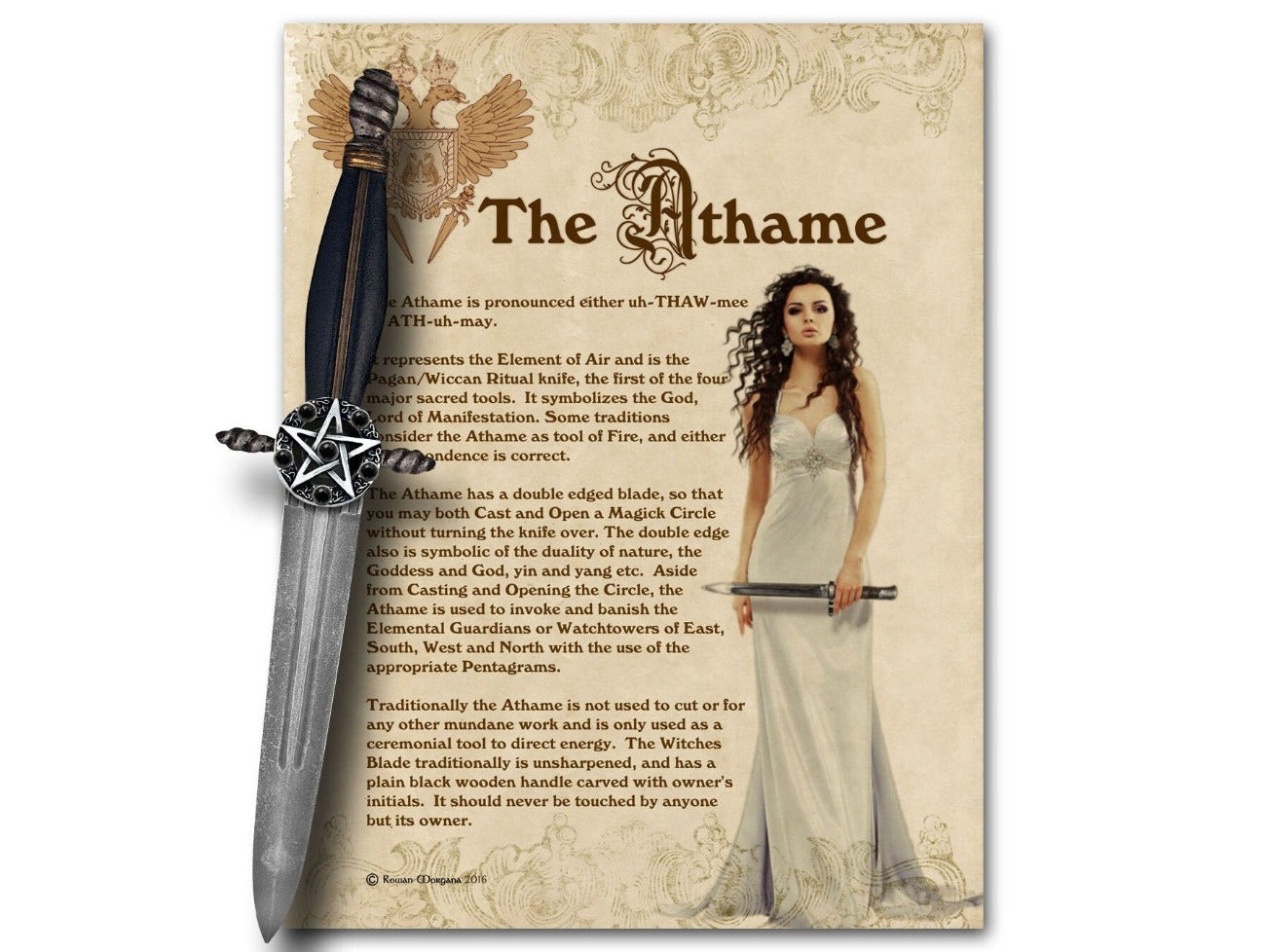 THE ATHAME, Everything you Need to Know, Cleanse Charge Bless Athame, Witchcraft Wicca Ritual Knife, Ceremonial Dagger, How to Use Athame - Morgana Magick Spell