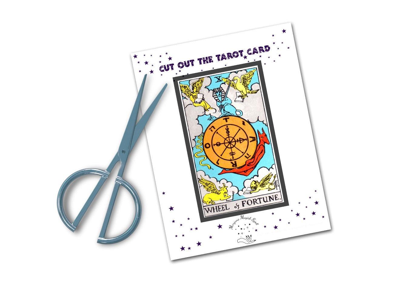 GYPSY MAGICK Wheel of Fortune Tarot Card - Morgana Magick Spell