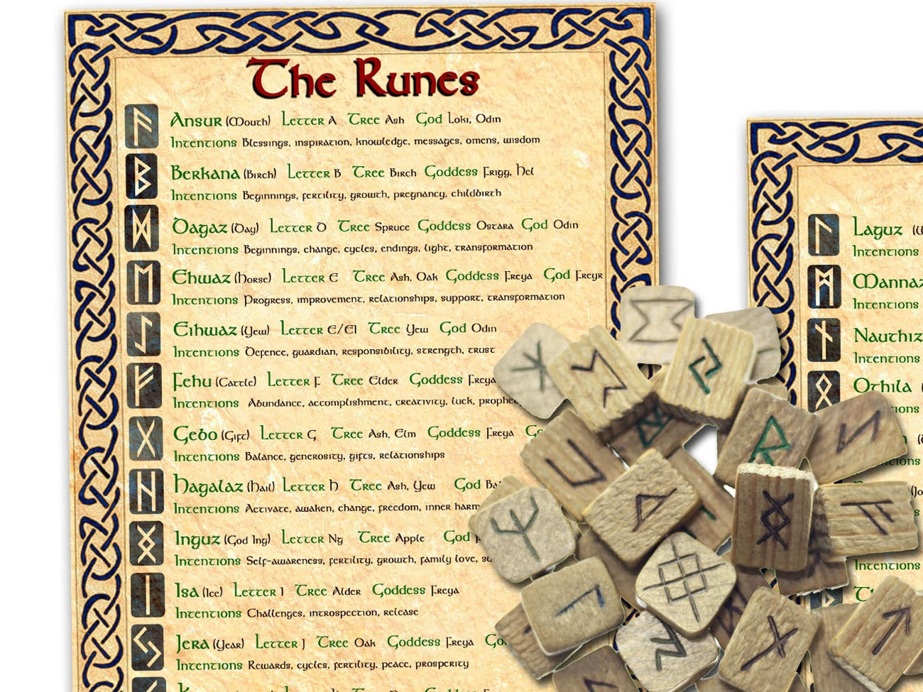 RUNES ElLDER FUTHARK, Viking Runes Cheat Sheets, Witchcraft Magic Sigil, Symbol Meanings, Witchy Journal, Stone Spell, 2 Printable pages - Morgana Magick Spell