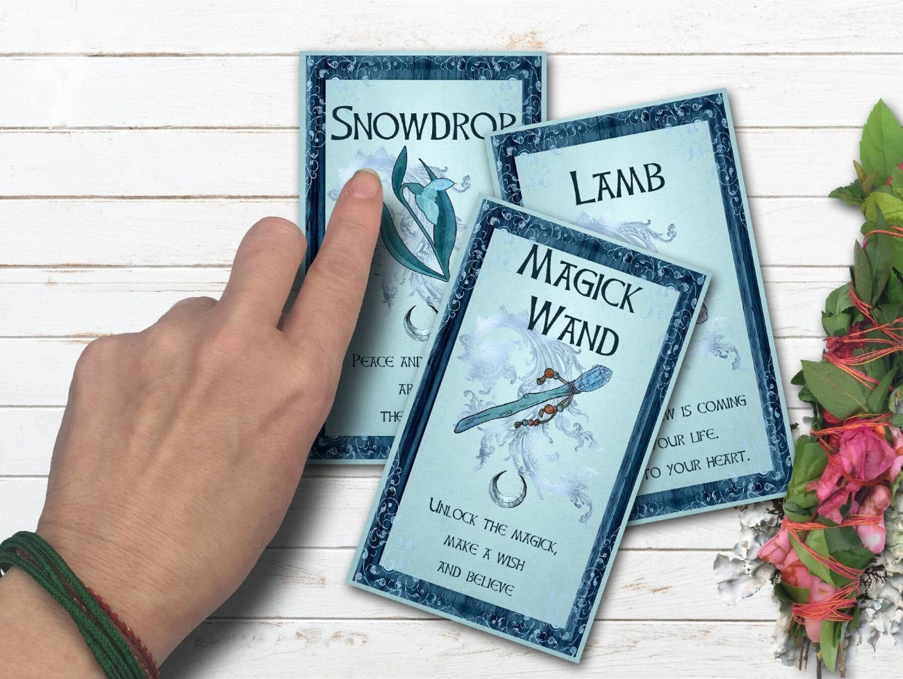 IMBOLC ORACLE CARDS, Digital Download, Tarot Cards to Print at Home, Imbolc Oracle Reading, Spiritual Imbolc Messages, Imbolc Altar Tarot