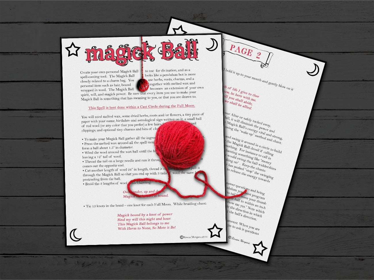 MAGICK BALL DIVINATION Complete Instructions to make a Jack Ball Pendulum, Melted Wax Divination, Old Witchcraft, Rootwork Conjur - Morgana Magick Spell