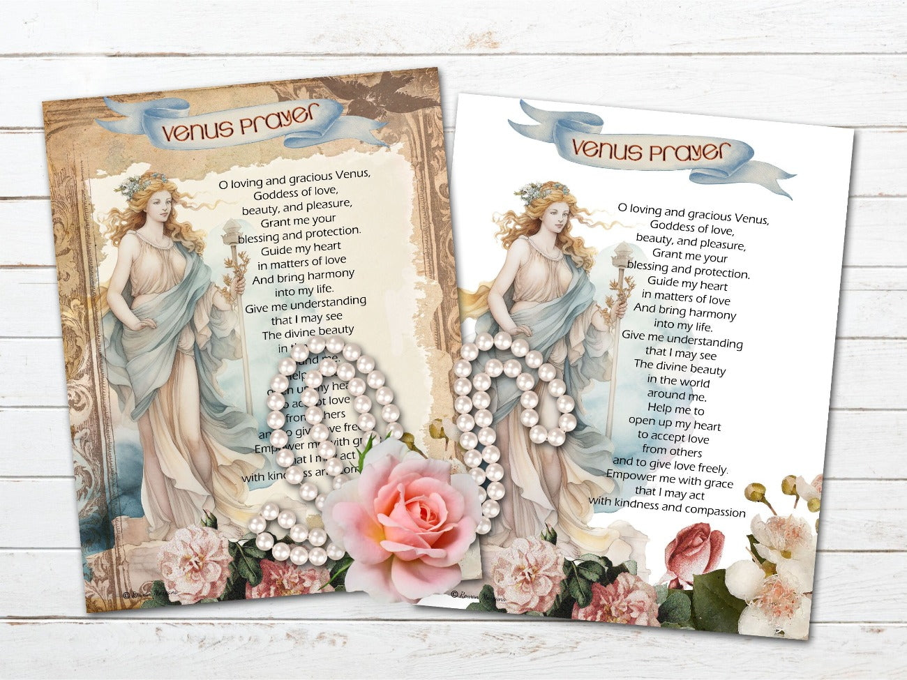 VENUS APHRODITE, 9 Spell Book pages, Goddess Witchcraft Altar Spell, Greek Mythology, Pagan Hellenic Prayer, Venus Love Oil and Incense - Morgana Magick Spell