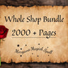 WHOLE SHOP BUNDLE, Over 2000 Pages, Giant Grimoire Spellbook, Everything in the Shop Digital Download, Entire Store pdf, Wicca & Witchcraft - Morgana Magick Spell