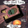 CELTIC SKULL TAROT 78 Cards, Full Deck to Print at Home, Tarot Deck with Guidebook, Skull Tarot Oracle, Witch Halloween Tarot, Gothic Skull - Morgana Magick