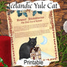 ICELANDIC YULE CAT Legend, Jólakötturinn The Christmas Cat of Iceland, Christmas Cat Monster, He will eat you if you do not get new clothes! - Morgana Magick Spell