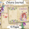 OSTARA Junk Journal Kit, Wicca Witchcraft Ostara Sabbat, Equinox Journal Supplies, Ostara Ephemera Printable, DIY Book of Shadows Grimoire - Morgana Magick Spell