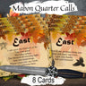 MABON QUARTER CALLS, 8 Printable Cards to Call and Release the Elements, Cast a Magic Circle, Make Sacred Space, Call the Watchtowers - Morgana Magick Spell