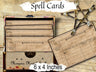 WITCH SPELL CARDS, 6 x 4, Keep Track of your Spells & Potions, Printable Wicca Recipe Cards, Kitchen Witch Diary, Record your Magic - Mogana Magick Spell