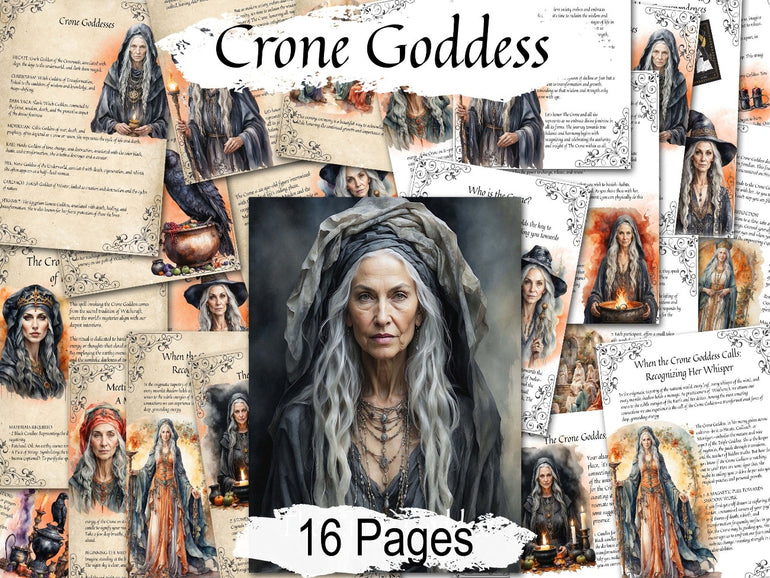 Crone Examples THE CRONE GODDESS, Connect with the energy of the Dark Mother, Pages i ...