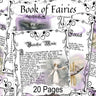 FAERY LORE Version II - 19th Century Europe, Celtic Fae Beliefs, 20 Pages Printable Journal, Authentic Fairy Spellbook, Once Upon a Time - Morgana Magick Spell