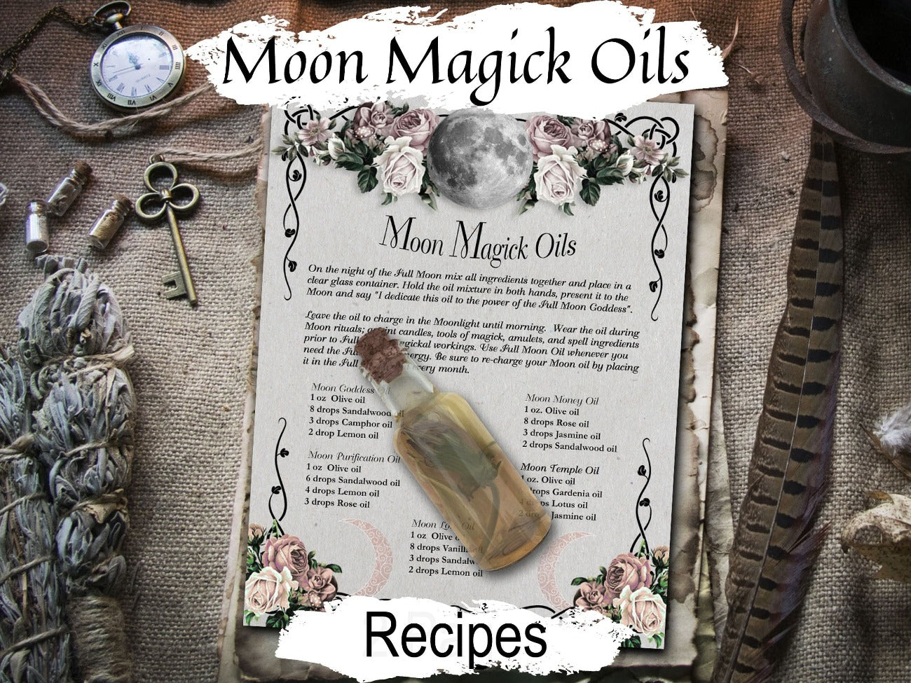 FULL MOON OIL Recipes Printable Page