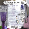 SUMMER MOON TEA Recipe, Witches; Tea, Witchcraft Sabbat Esbat Tea Brew, Visionary Kitchen Witch Potion, Moon Tea Magic, Garden Tea Recipe - Morgana Magick Spell