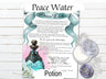 PEACE WATER Recipe, A Witchcraft Peace Spell to Bless and Protect your home, Banish Negativity, Anti Hex Wicca Water Elemental Magick - Morgana Magick Spell