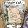 PROTECTION SACHET, Recipe and Spell for Protection Magic, Witchcraft Shielding, Spell Pouch, Wicca Witchcraft Protection Herb Sachet Recipe - Morgana Magick Spell