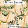 BELTANE JUNK JOURNAL Kit 10 Pages, Wicca Witchcraft Beltane Sabbat, Inspirational Journal, Beltane Ephemera Printable Grimoire Spell Pages - Morgana Magick Spell