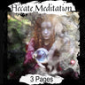 HECATE MEDITATION, Digital Download, Complete Guided Meditation, Dark Moon Goddess Magick, Hecate Crone Goddess, Hecate Spell, Hecate Wicca - Morgana Magick Spell