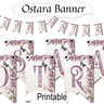 OSTARA BANNER, Printable Bunting, Ostara Sabbat Flags Altar Decoration, Ostara Altar DIY, Spring Equinox Banner, Wicca Witchcraft Bunting - Morgana Magick Spell