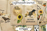 LUGHNASADH JUNK JOURNAL Inspirational Quotes, Space to write your thoughts and dreams, 8 Printable Lammas double pages- Morgana Magick Spell