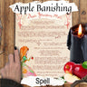 APPLE BANISHING SPELL, Charmed Style Spell, Wicca Witchcraft Magic Poison Apple, How to Use Apples in Spells, Banish Negative Energy - Morgana Magick Spell