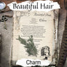 BEAUTIFUL HAIR CHARM, Grow Out your Hair, Magic Potion, Kitchen Witch, long strong hair growth, Printable page for your Spellbook - Morgana Magick Spell