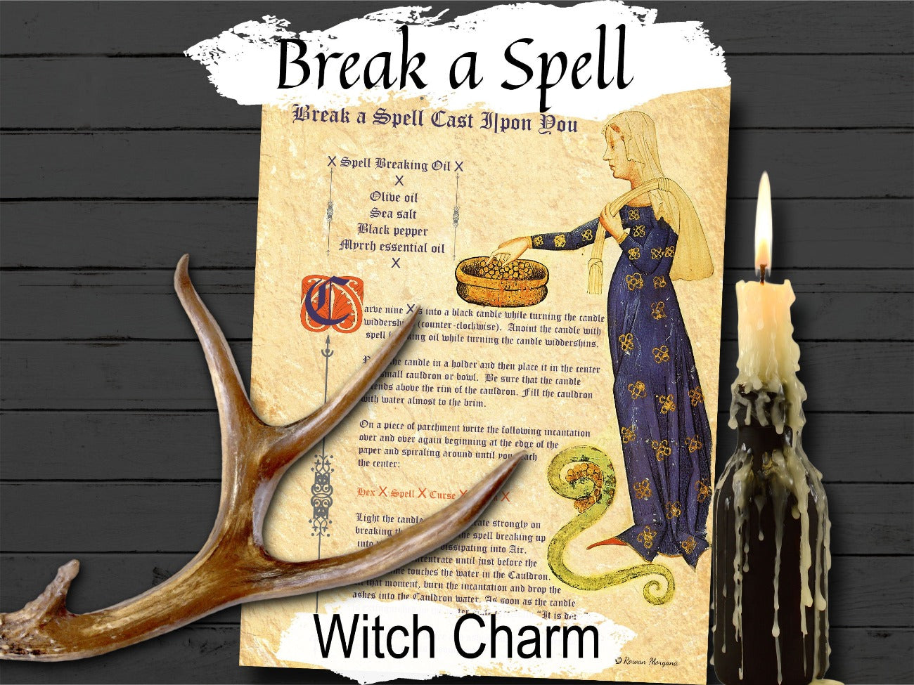 BREAK a SPELL Cast Upon You, Have you ever felt like someone has cursed or hexed you? Feeling under attack? This anti-hex spell will help. - Morgana Magick Spell