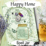 HAPPY HOME JAR, Witch Herb Protection, Witchcraft Spell Bottle Magic, Wicca Happiness Herb Charm, Housewarming Gift, Kitchen Witch Recipe - Morgana Magick Spell