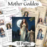 THE MOTHER GODDESS, Ritual Spell Meditation, Divine Femine, Full Moon, Triple Goddess Magic, Isis, Cerridwen, Gaia, 18 Printable Pages - Morgana Magick Spell