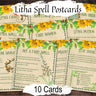 LITHA SPELL CARDS, Enchanting Spells, Unlock the Magic of Summer Solstice, 10 Printable Postcards, Wicca Sabbat Altar, Pagan Witch Gift - Morgana Magick Spell