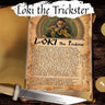 LOKI the TRICKSTER, The Norse Viking God of Mischief, A Controversial & Nihilistic Figure, Shapeshifter Magic, Altar Guide, Printable Page - Morgana Magick Spell