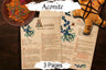 ACONITE BANEFUL HERB 3 Pages, Grimoire Printable, Witchcraft Poisonous Plants & Herbs, Wicca Pagan Green Witch, Herbal Apothecary Magic - Morgana Magick Spell