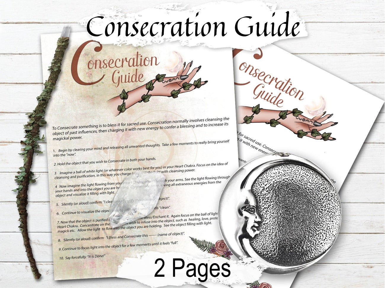 CONSECRATION GUIDE, How To Consecrate Empower Enchant, Wicca Witchcraft Blessing Ritual of Sacred Tools, Witchcraft Grimoire Blessing Spell - Morgana Magick Spell