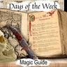 WEEKDAY CORRESPONDENCES, Days of the Week Magical Timing Spell Guide, Weekday Correspondences Daily Spell Timing, Day Month Magic Printable - Morgana Magick Spell