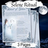 SELENE RITUAL 3 Pages, Witchcraft Moon Goddess Magic Spell, Dream Magic, Lucid Dreaming Spell, Wicca Witch Full Moon Pray Dream Spell - Morgana Magick Spell