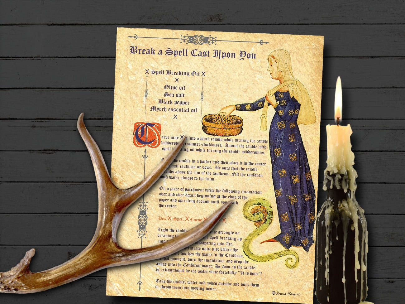 BREAK a SPELL Cast Upon You, Have you ever felt like someone has cursed or hexed you? Feeling under attack? This anti-hex spell will help. - Morgana Magick Spell