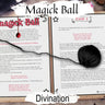 MAGICK BALL DIVINATION Complete Instructions to make a Jack Ball Pendulum, Melted Wax Divination, Old Witchcraft, Rootwork Conjur - Morgana Magick Spell