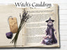 WITCH&#39;S CAULDRON GUIDE, Hecate Magic Potions, Rituals Spellcasting, fertility and rebirth, Potion Brew, Spellcasting, Scrying Printable - Morgana Magick Spell