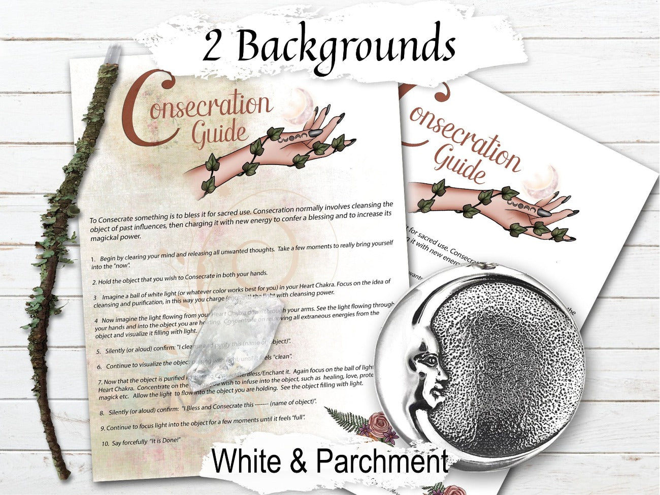 CONSECRATION GUIDE, How To Consecrate Empower Enchant, Wicca Witchcraft Blessing Ritual of Sacred Tools, Witchcraft Grimoire Blessing Spell - Morgana Magick Spell