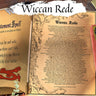 WICCAN REDE, Laws of Wicca, Wiccan Creed, An Harm Ye None, Wicca Witchcraft Magic Threefold Law, Witchs Creed, Do What you Will, Printable - Morgana Magick Spell