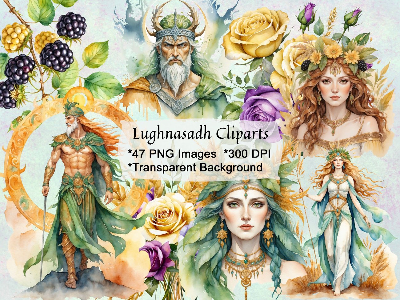 LUGHNASADH CLIPART, Lammas, Goddess Demeter, Sun God Lugh – Morgana ...