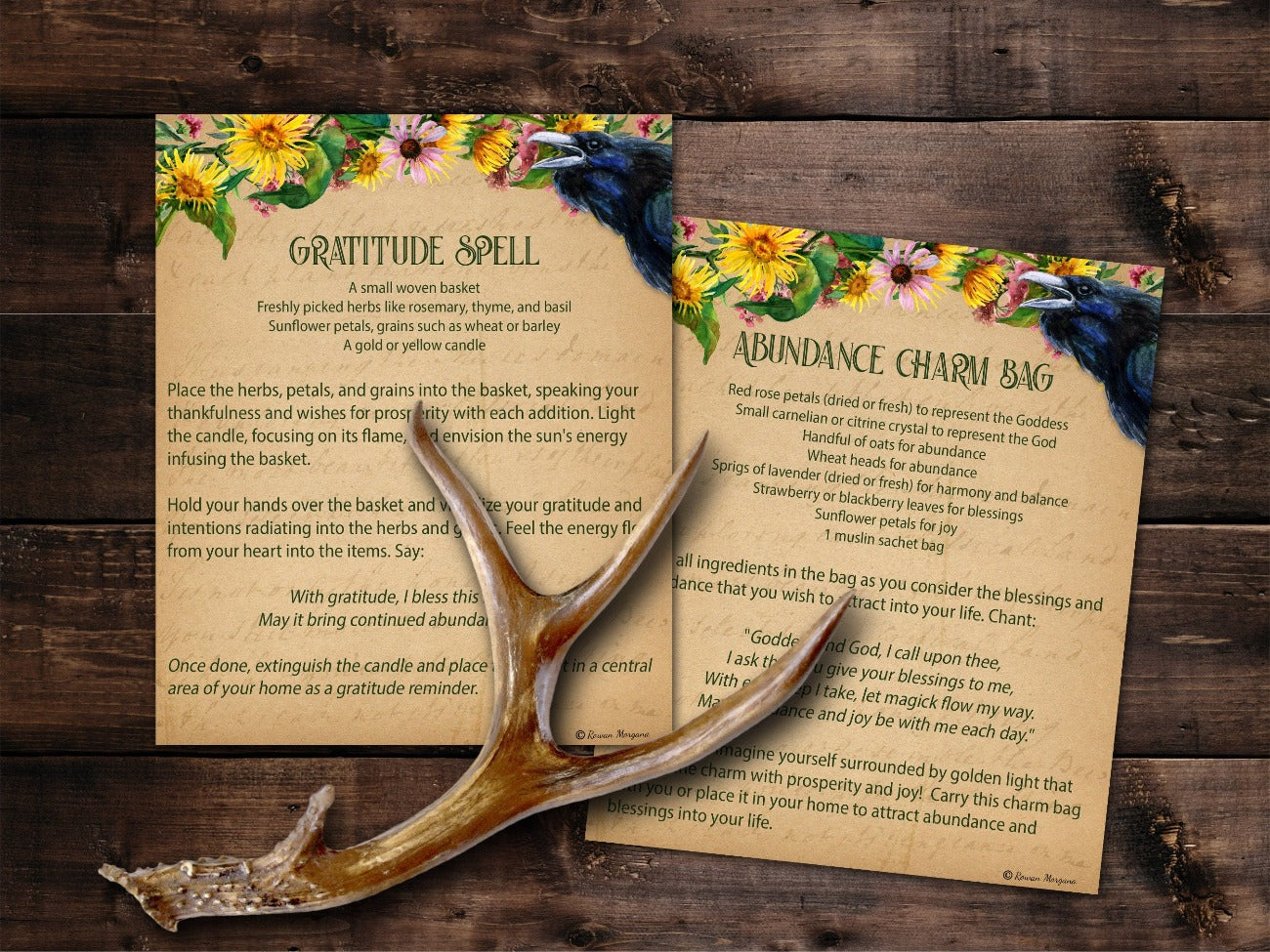 LUGHNASADH SPELL CARDS, Enchanting Spells, Unlock the Magic of Lammas, 10 Printable Postcards, Wicca Sabbat Altar, Pagan Witch Gift - Morgana Magick Spell