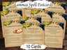 LUGHNASADH SPELL CARDS, Enchanting Spells, Unlock the Magic of Lammas, 10 Printable Postcards, Wicca Sabbat Altar, Pagan Witch Gift - Morgana Magick Spell