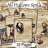 All Hallows, Halloween Printable, Spooky Book of Shadows, Vampire Blood, Werewolf Spells, Zombie Madness, Hell Fire & Potions, Nosferatu - Morgana Magick Spell