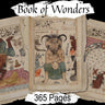 LOST BOOK of WONDERS, Ancient 14th Century Occult Book, 365 Printable Pages, Old Handwritten Mysterious Undecipherable Book of Shadows - Morgana Magick Spell