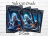 YULE CAT ORACLE, Jólakötturinn Tarot, Inspirational Message Cards, Icelandic Christmas Cat, Winter Solstice, Pagan Gift, 20 Printable Cards - Morgana Magick Spell