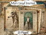 MARI LWYD, Junk Journal, Welsh Christmas Horse, Creepy Yule Skeleton, Mythical Spirit, Gothic Skull, Celtic Folklore, 20 Printable Pages - Morgana Magick Spell