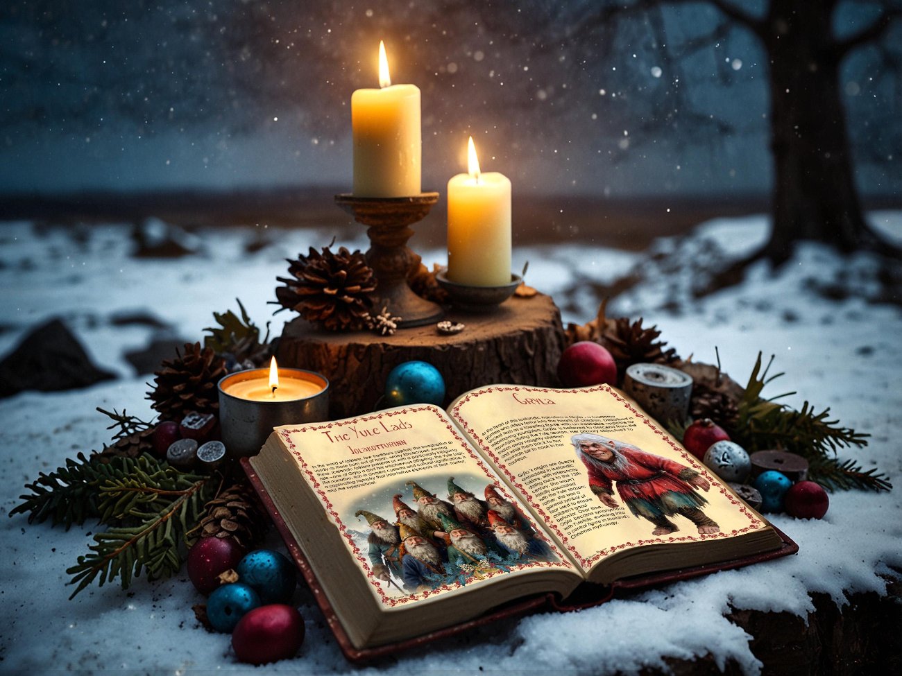 ICELANDIC YULE LADS Legend, Gryla, Winter Solstice, Christmas Monster, Calendar, Postcards, Scandinavian Folklore, Nordic Xmas, 21  Pages - Morgana Magick Spell